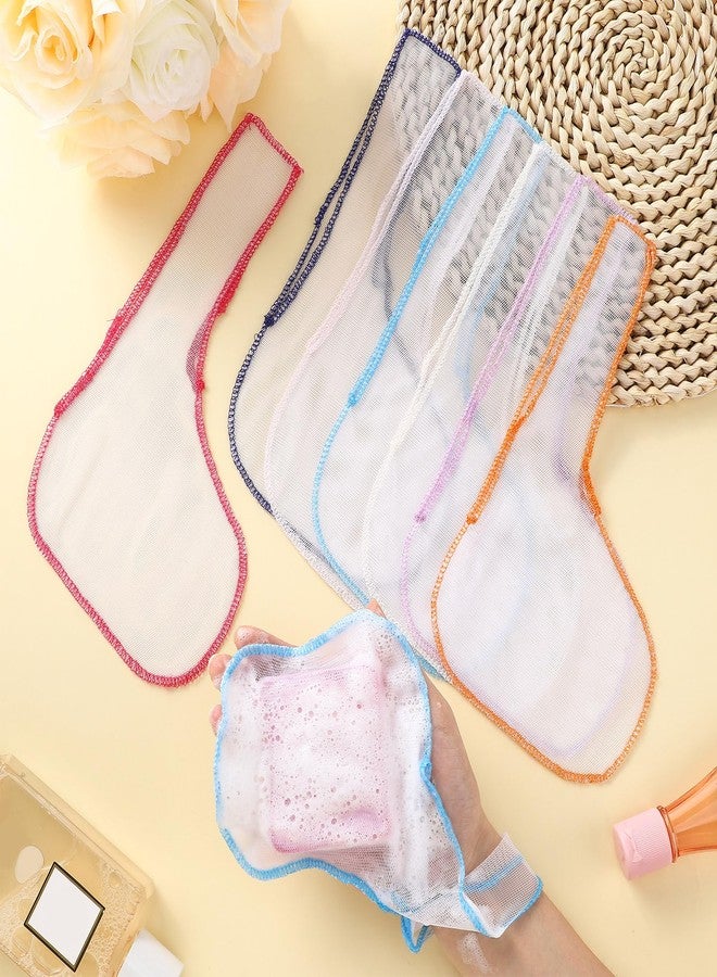 Cosblank 8 Pcs Soap Bar Saver Bag to Preserve Soap Mesh Pouch for Shower Body Wash Conditioner Shampoo Bar Holder, 8 Colors - Image 3